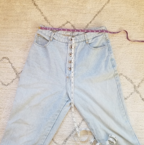 Vintage B.W.B light wash high waist denim Jeans - Picture 5 of 10